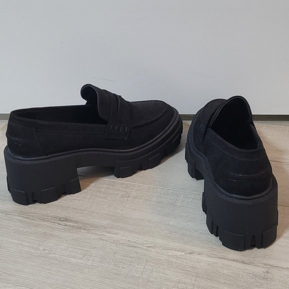 NWT ASOS Sloane chunky black loafer - Picture 7 of 8